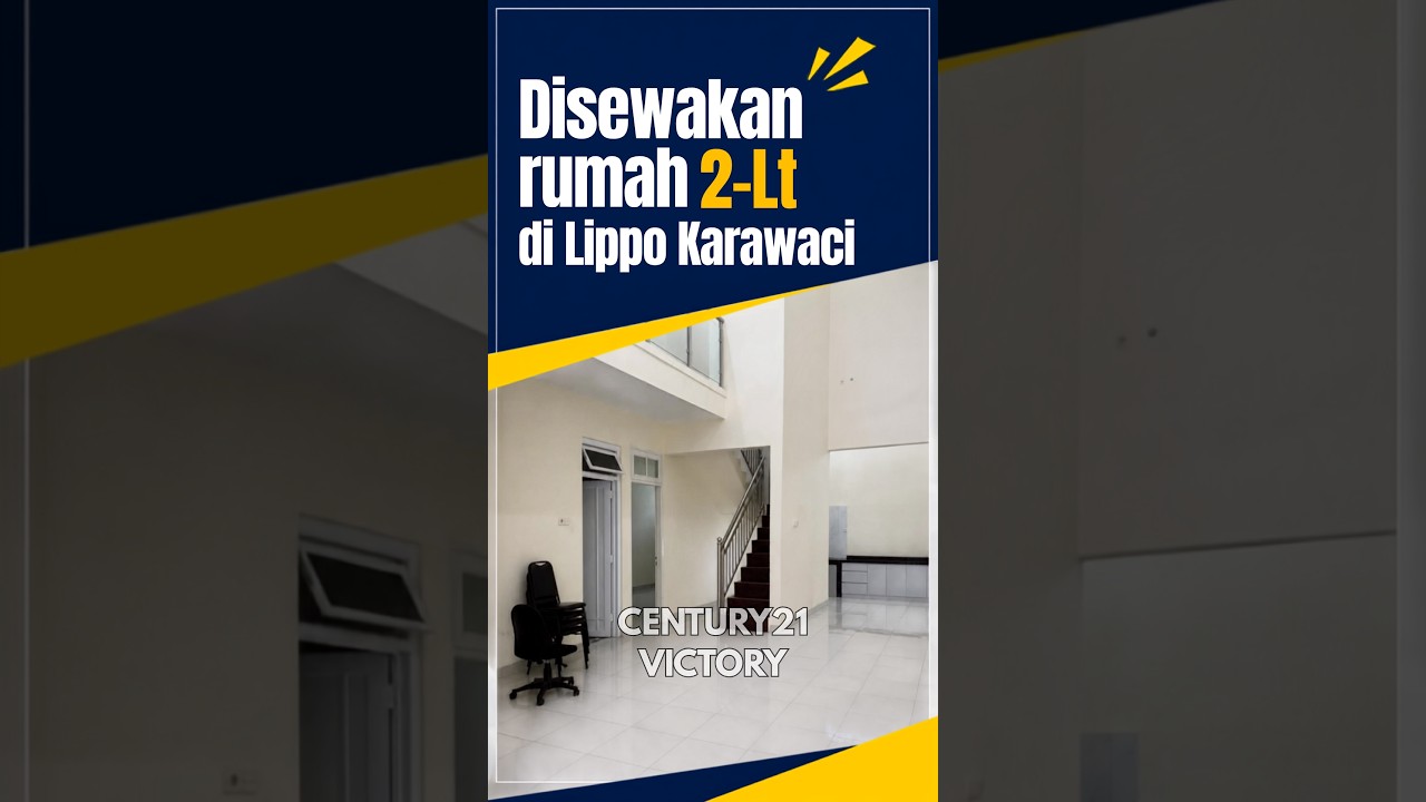Rumah 2Lt - Bagus - Disewakan - Lippo Karawaci Sentral