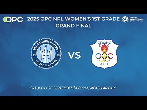 Capital Football OPC NPL Women's 1st Grade Grand Final - Belconnen United vs Canberra Olympic
