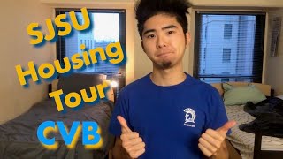 【SJSU Dorm Tour】CVB Double Room (Campus Village B) | 聖荷西州立大学宿舍介绍（CVB）