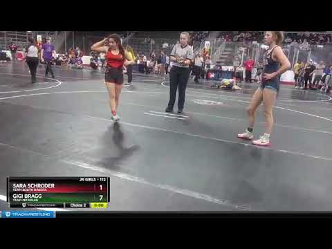 112 Lbs Champ. Round 2 - Gigi Bragg, Team Michigan Vs Sara Schroder, Team South Dakota 92fb