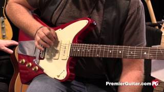 Video thumbnail for SNAMM '15 - Fret King Jerry Donahue Signature, Esprit III, & Perception 5-String Bass Demos by Premier Guitar
