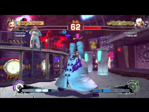 SSF4 AE: Toncotsu (Ibuki) VS chobixinco (Rufus)