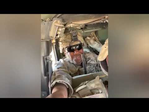 Shuhudia askari wa Marekani akiimba wimbo wa Rich One Hatuna kitu.