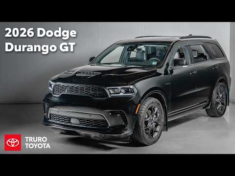 2026 Dodge Durango GT HEMI V8 Premium AWD in Black for sale at Truro Toyota in Truro, NS