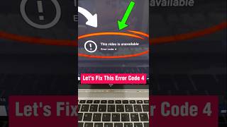 Download lagu How To FIX YouTube This Video is Unavailable Error Code 4 In 30 SECONDS mp3