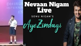 Nevaan Nigam Sings Aye Zindagi | Son Of The Legend Sonu Nigam