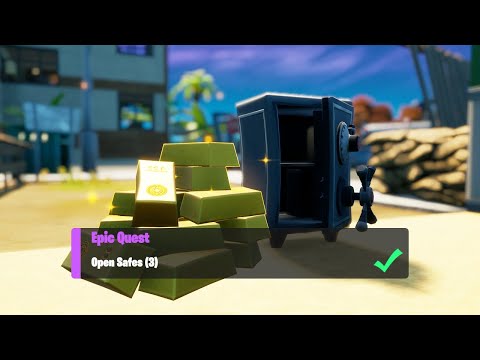 Open Safes (3) - Fortnite Week 6 Epic Quests