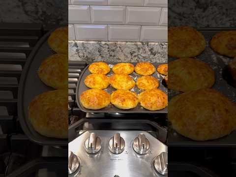 Brazilian Cheese Bread 😋-crunchy outside-chewy inside #baking