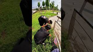 又被冲塘，塘主倒霉喽 钓鱼 钓鱼人