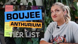 Ranking expensive + overhyped? Anthurium! | Tier List