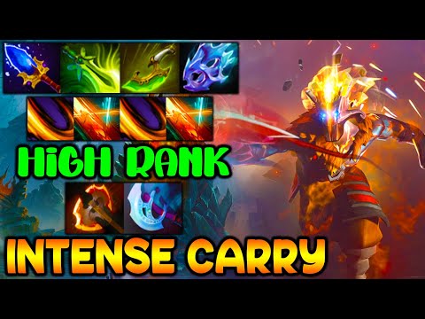 HIGH RANKED - INTENSE CARRY JUGGERNAUT - FULL TEAM FIGHT - DOTA 2 GAMEPLAY