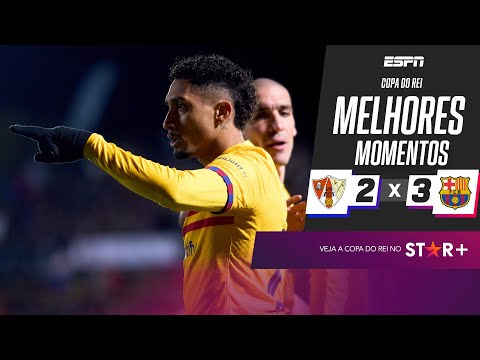 Gols e lances de Barbastro x Barcelona