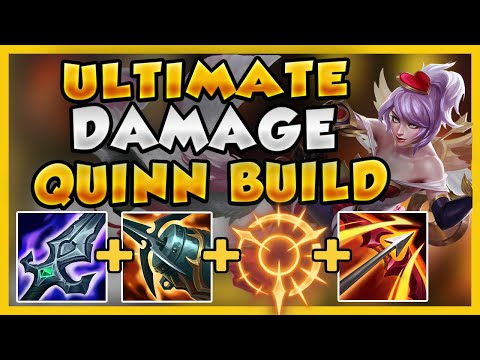 RANK 1 QUINN WORLD ULTIMATE DAMAGE BUILD TO MELT YOUR OPPONENTS (INSANE DAMAGE) - League of Legends