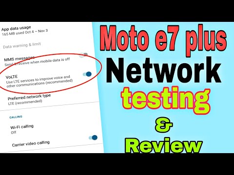 Moto e7 plus network testing , Moto e7 plus dual network setting / Moto e7 plus review after use
