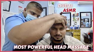 ASMR Most Powerful head Massage In Dubai ASMR BARBER MASSAGE Fifty Dreams ASMR Mp4 3GP & Mp3