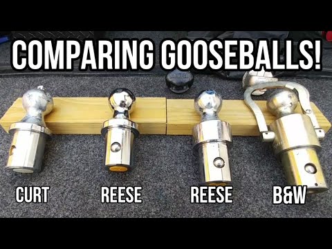 Comparing Gooseballs Hitches! Why and What I use. Reese, B&W and Curt