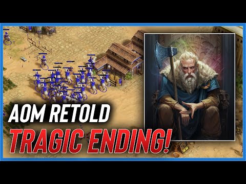 a TRAGIC ending to a fierce 3v3! Age of Mythology Retold