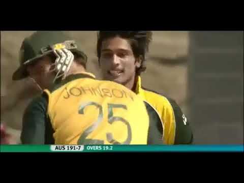 Muhammad Amir 5 wickets In one Over against Australia