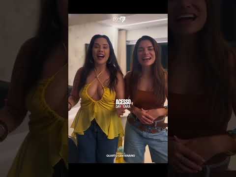 Convite das brabas Day e Lara pro show de Quarto Centenário - PR