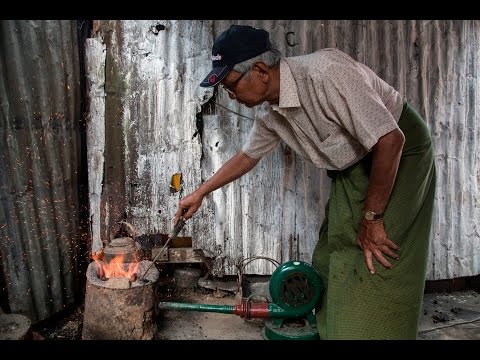 GRS Gemresearch Documentary: Heat treatment of spinel in Mogok, Burma (Myanmar) 2015