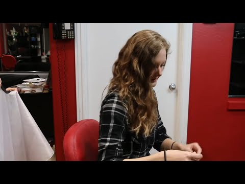 Emily 2 AZ - Pt 2: Beautiful Grad Student Head Shave (Free Video)