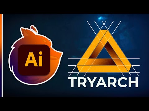 Как Сделать Логотип в Adobe Illustrator ЛОГОТИП ЗА 5 МИНУТ