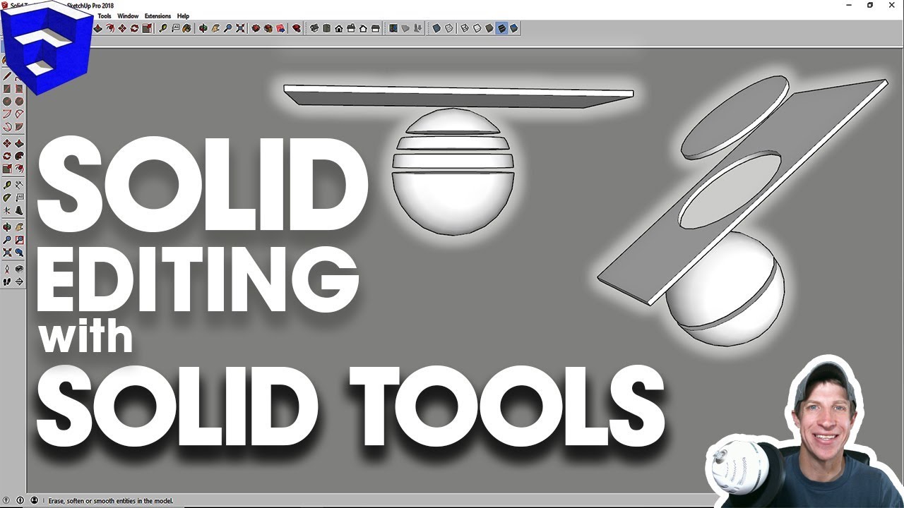 EDIT SOLID MODELS with Solid Tools for SketchUp