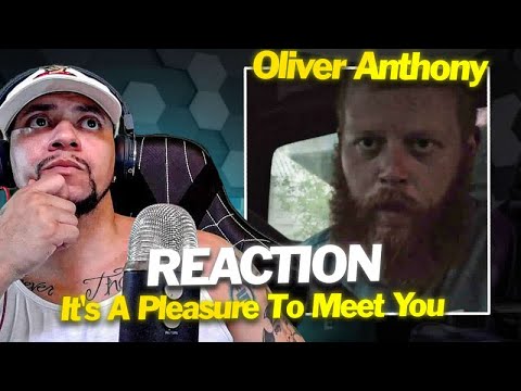 LET'S MEET OLIVER!!!! Oliver Anthony - It's A Pleasure To Meet You  (LIVE REACTION)