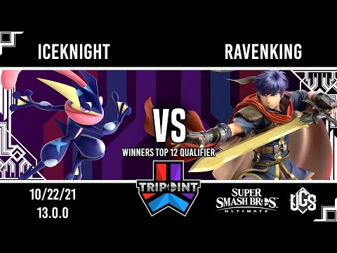 Tripoint Smash Ultimate 117 - Winners top 12 Qualifier - IceKnight(Greninja) Vs. Ravenking(Ike)