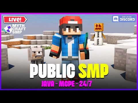 Go Out YT - Join Our Minecraft SMP! 247 JAVA + PE Free For Subscribers - MythCraft SMP Live