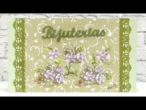 Pintura em madeira - Decoupage com Mamiko