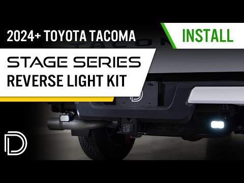 BRIGHTER Bolt-On Backup Lights! 2024+ Toyota Tacoma LED Reverse Light Kit Install | Diode Dynamics