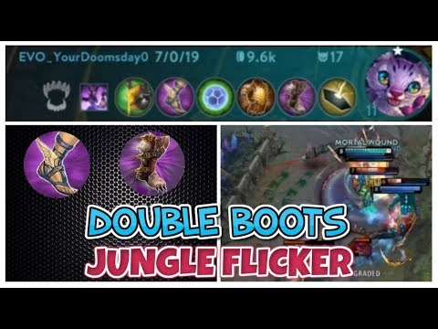 4.1 MY FAVORITE JUNGLER DOUBLE BOOTS FLICKER OP SLOWS - VAINGLORY 4.1 5V5 TIPS