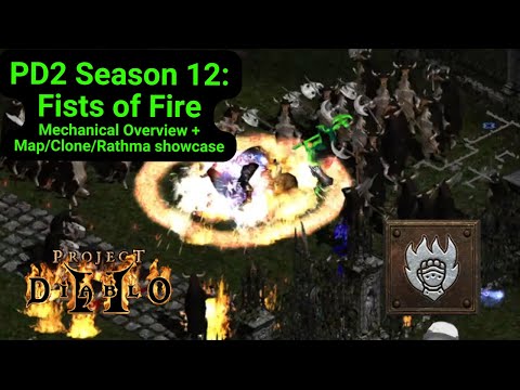 Fists of Fire Showcase: Map/Clone/Rathma | Mechanical Overview | Project Diablo II: Season 12