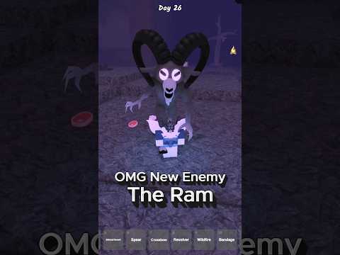 OMG New Enemy The Ram 🐏 99 nights in the forest #99nightsintheforest #99nights #roblox