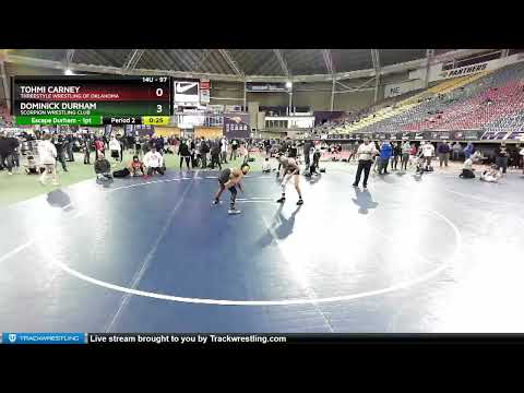 97 Lbs Cons. Round 3 - Dominick Durham, Scorpion Wrestling Club Vs Tohmi Carney, Threestyle Wrestl