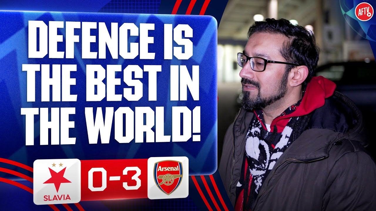Our Defence Is The Best In The World! | Slavia Prague 0-3 Arsenal
