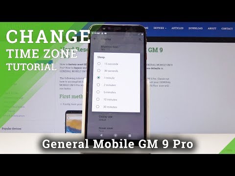 How to Change Screen Timeout in GENERAL MOBILE GM 9 Pro - Manage Screen Timeout