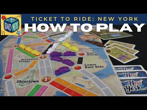 How to Play Ticket to Ride in about 5 minutes - New York Edition