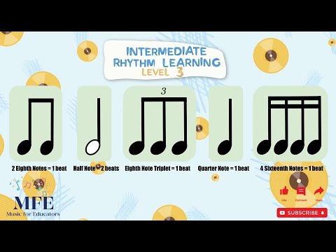 Intermediate Rhythm Reading - Level 3 - Eighth Note Triplets and More