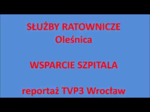 Służby Ratownicze z Oleśnicy walczą z Covid 19 -  reportaż TVP kwiecień 2020