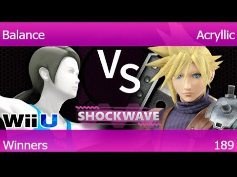SW 189 - FF | Balance (Wii Fit, Mewtwo) vs Acryllic (Cloud) Winners - Smash 4