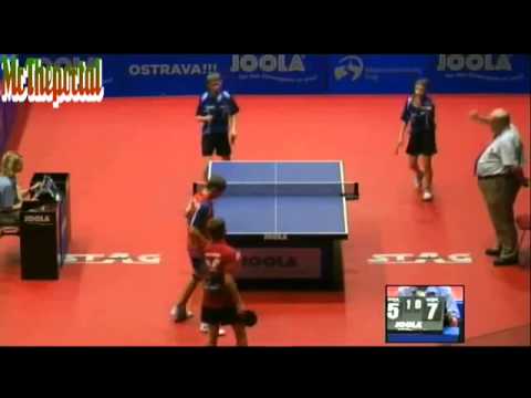 Table Tennis EYC 2013   Khanin Polansky Vs Bertrand Givone