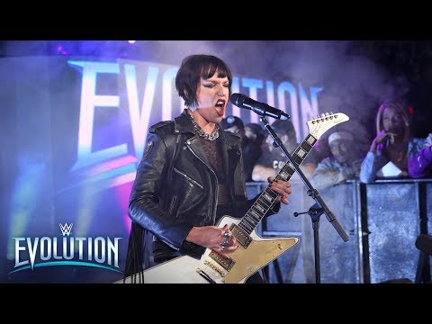 Lzzy Hale & Nita Strauss deliver an aural assault to open historic event: WWE Evolution 2018