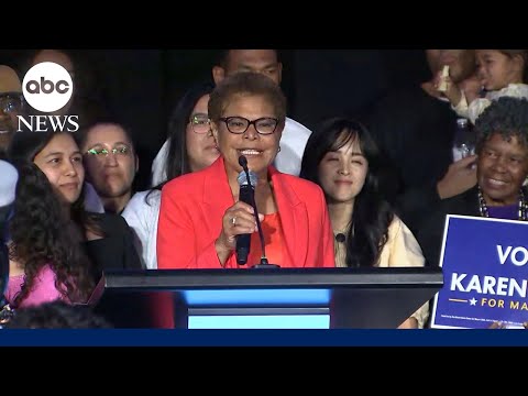 Karen Bass advances in LA mayoral race as opponent remains unclear