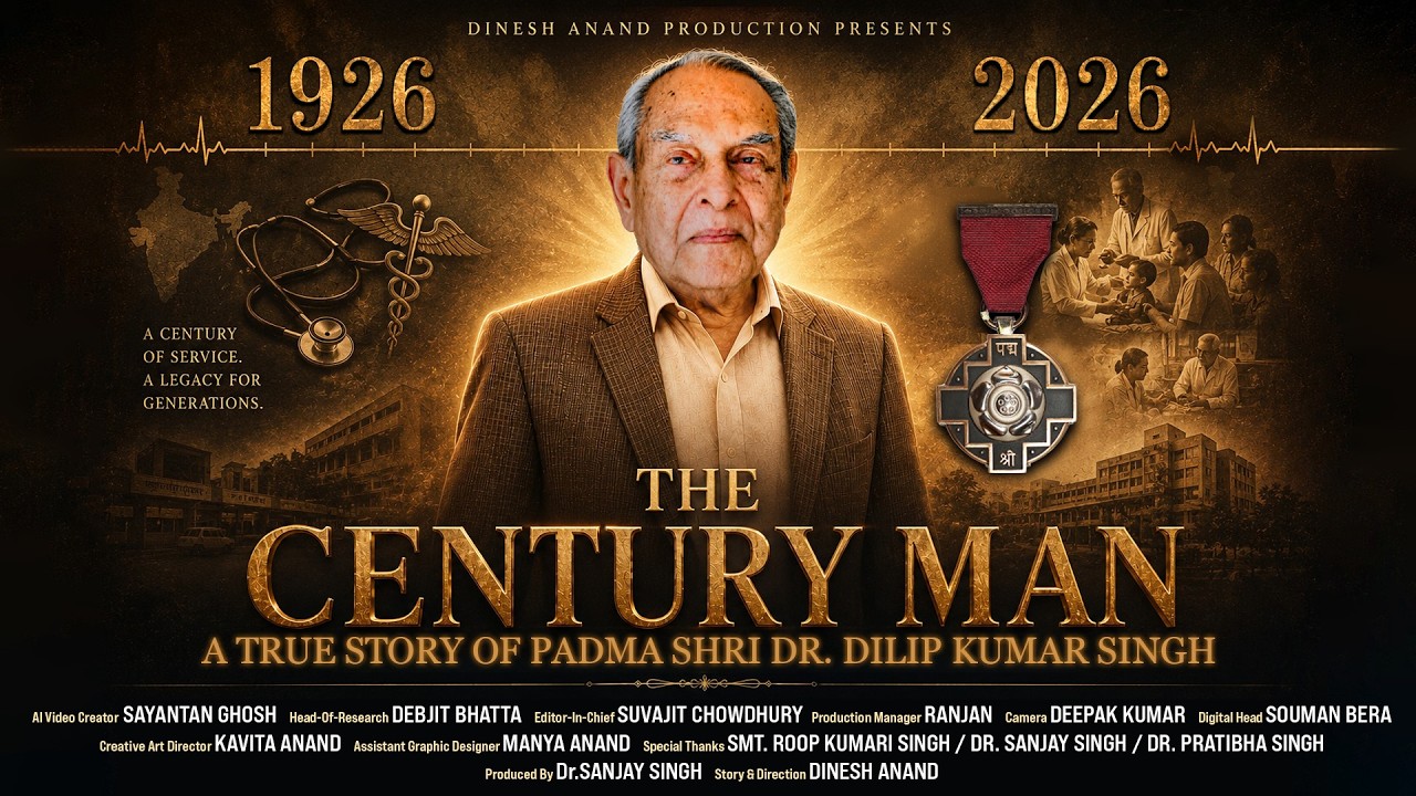 THE CENTURY MAN | Bihar’s First AI-Generated Biopic | Padma Shri Dr. Dilip Kumar Singh #movie #film