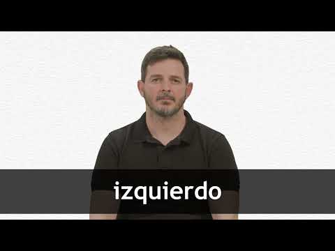How to pronounce IZQUIERDO in European Spanish