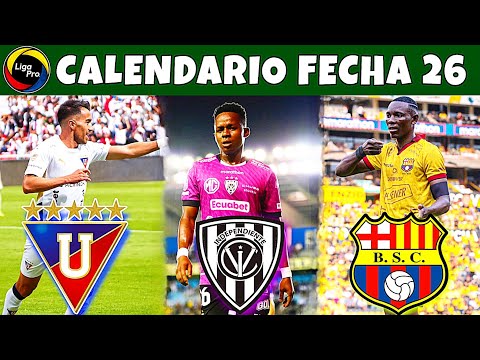 Calendar DATE 26 of the LigaPro 2025 Initial Phase / Ecuadorian Championship 2025