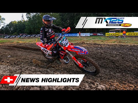 News Highlights | EMX125  Race 2 | MXGP of Switzerland 2024 #MXGP #Motocross