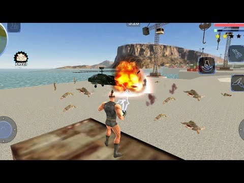 Energy Joe - (Latex Hero Destroy Army Helicopter) Energy Joe Attack Army Base - Android Gameplay HD
